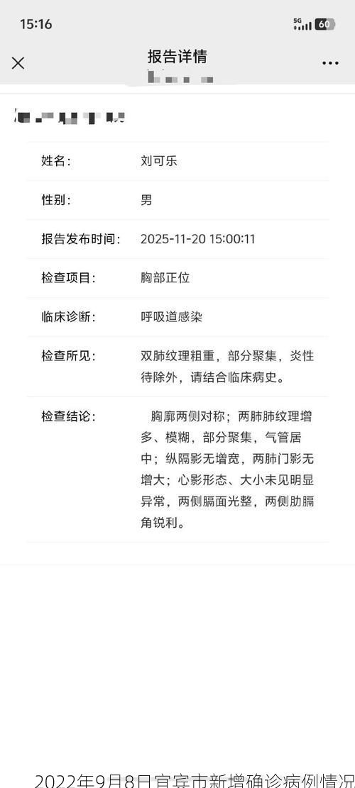 2022年9月8日宜宾市新增确诊病例情况