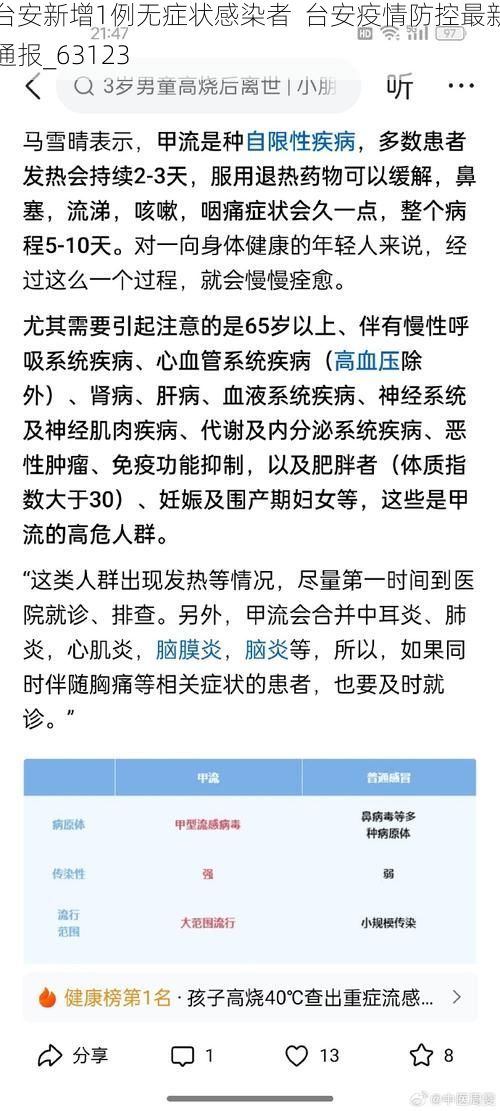台安新增1例无症状感染者  台安疫情防控最新通报_63123