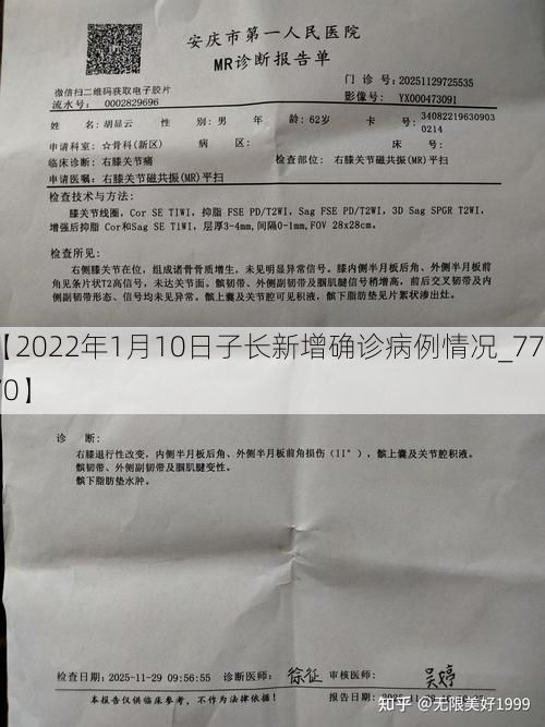 【2022年1月10日子長新增確診病例情況_77370】