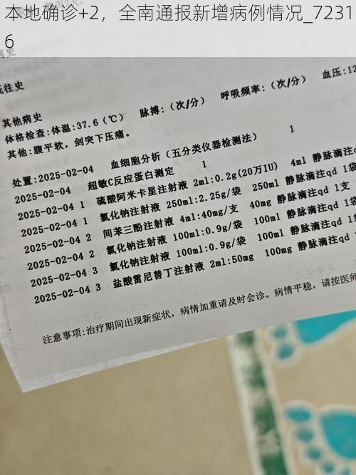 本地确诊+2，全南通报新增病例情况_72316