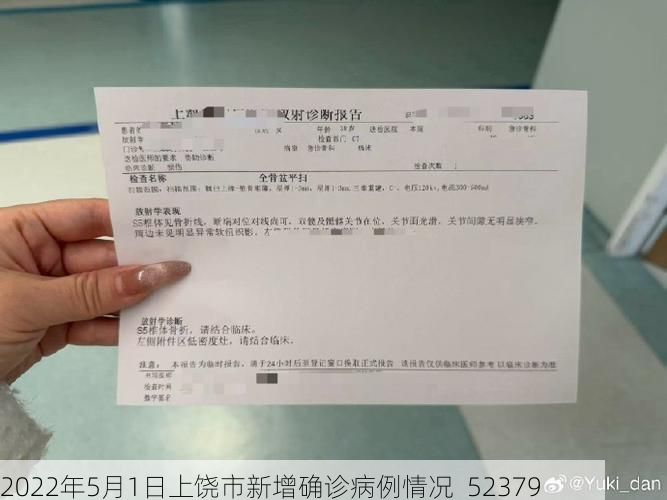 2022年5月1日上饒市新增確診病例情況_52379