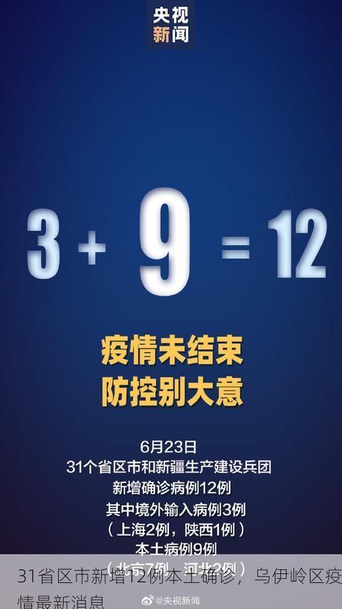 31省区市新增12例本土确诊，乌伊岭区疫情最新消息