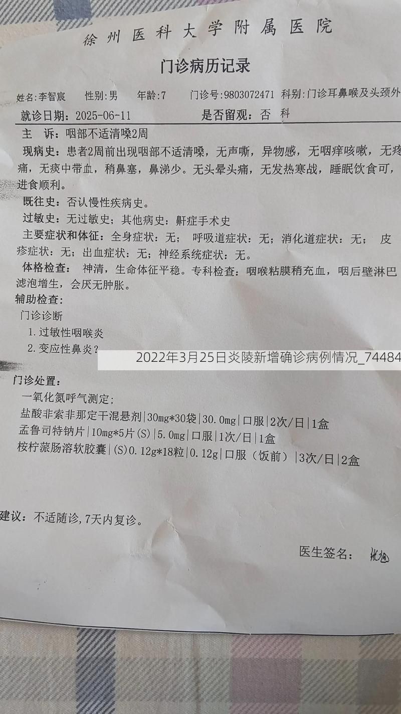 2022年3月25日炎陵新增确诊病例情况_74484