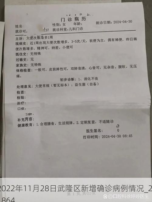 2022年11月28日武隆區(qū)新增確診病例情況_21864