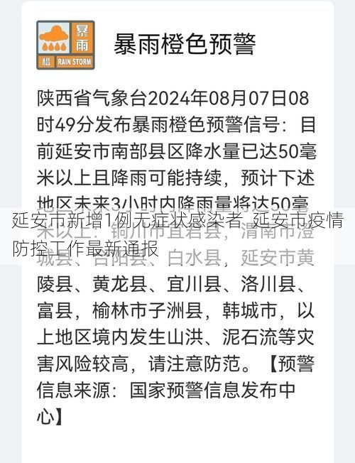 延安市新增1例无症状感染者  延安市疫情防控工作最新通报