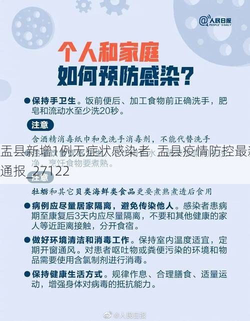 盂县新增1例无症状感染者  盂县疫情防控最新通报_27122