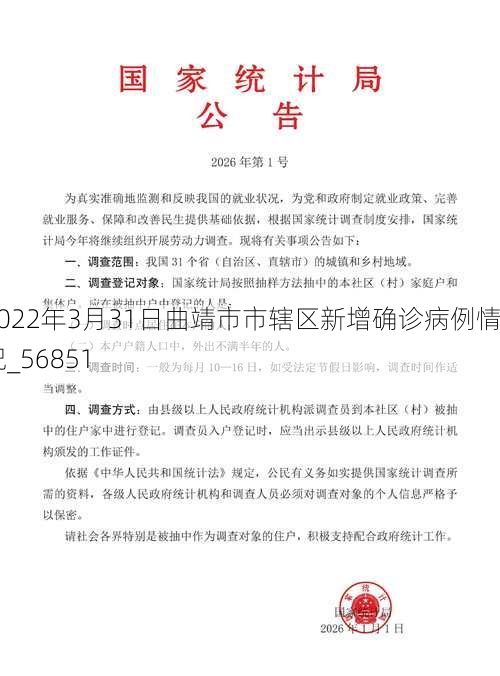 2022年3月31日曲靖市市辖区新增确诊病例情况_56851