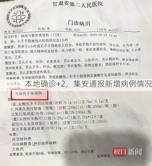 本地确诊+2，集安通报新增病例情况