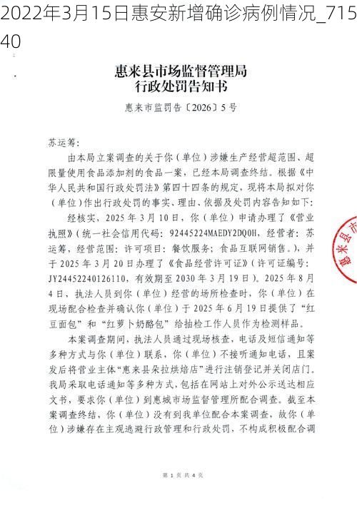 2022年3月15日惠安新增确诊病例情况_71540