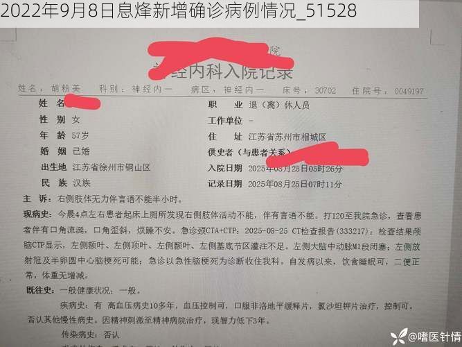 2022年9月8日息烽新增确诊病例情况_51528
