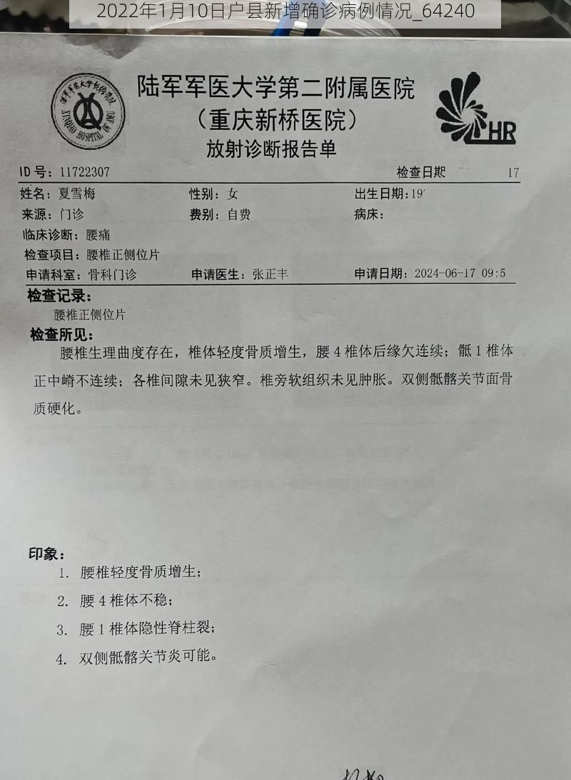 2022年1月10日户县新增确诊病例情况_64240