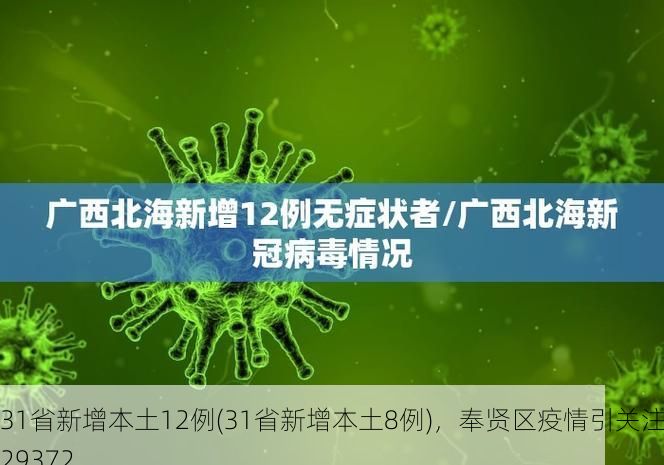31省新增本土12例(31省新增本土8例)，奉贤区疫情引关注_29372