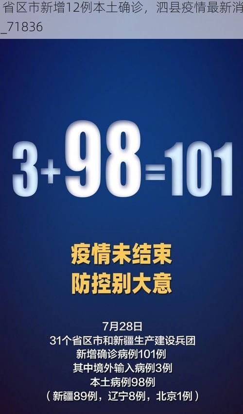 31省区市新增12例本土确诊，泗县疫情最新消息_71836