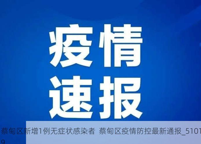 蔡甸区新增1例无症状感染者  蔡甸区疫情防控最新通报_51019
