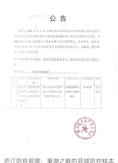 庐江防疫观察：巢湖之畔的县域防控样本