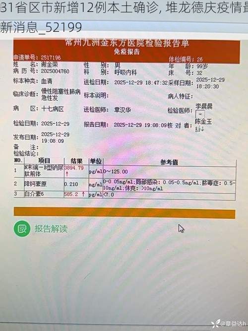 31省区市新增12例本土确诊, 堆龙德庆疫情最新消息_52199