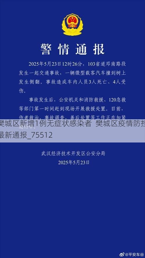 樊城区新增1例无症状感染者  樊城区疫情防控最新通报_75512