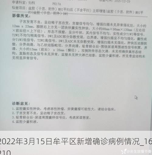 2022年3月15日牟平区新增确诊病例情况_16210