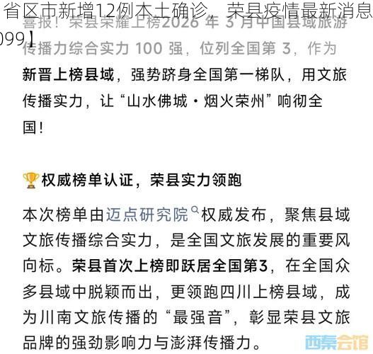 【31省区市新增12例本土确诊，荣县疫情最新消息_54099】
