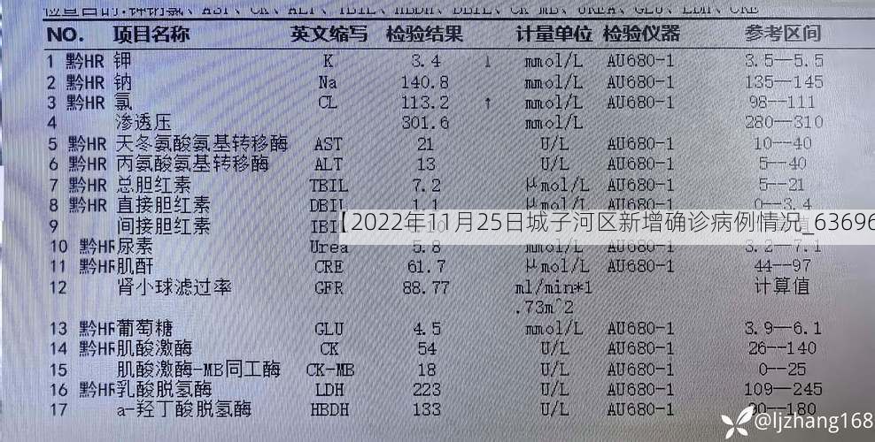 【2022年11月25日城子河区新增确诊病例情况_63696】