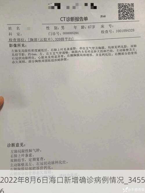 2022年8月6日海口新增确诊病例情况_34556