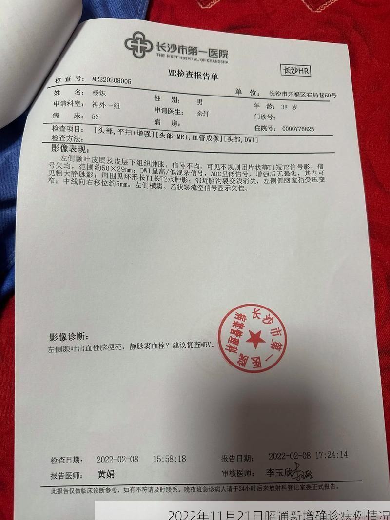 2022年11月21日昭通新增确诊病例情况