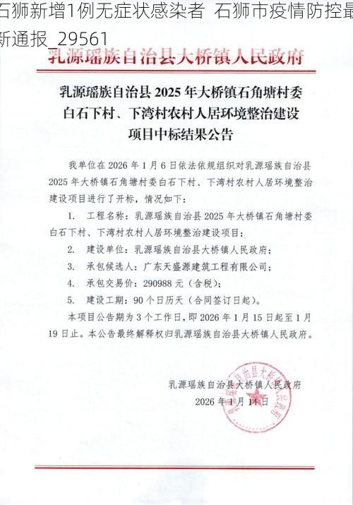 石狮新增1例无症状感染者  石狮市疫情防控最新通报_29561