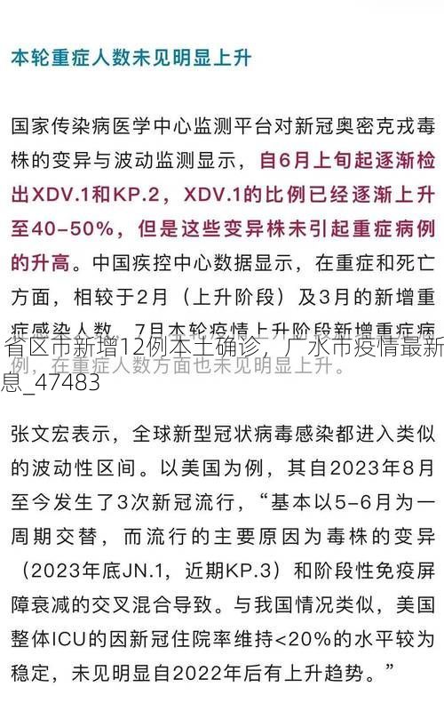 31省区市新增12例本土确诊，广水市疫情最新消息_47483