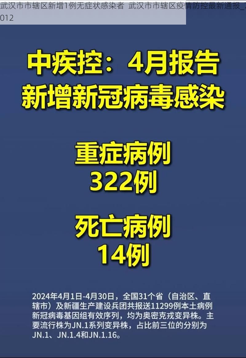 武汉市市辖区新增1例无症状感染者  武汉市市辖区疫情防控最新通报_77012