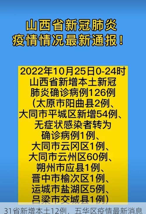 31省新增本土12例，五华区疫情最新消息