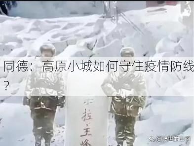同德：高原小城如何守住疫情防线？