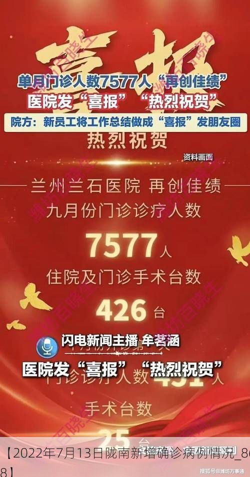【2022年7月13日陇南新增确诊病例情况_8658】