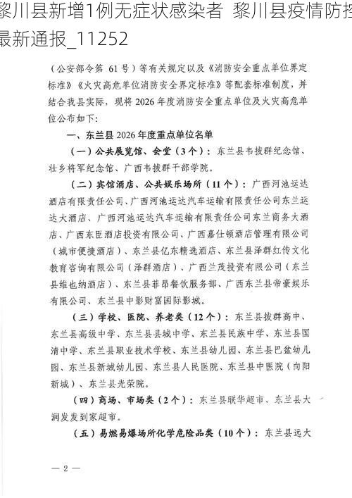 黎川县新增1例无症状感染者  黎川县疫情防控最新通报_11252