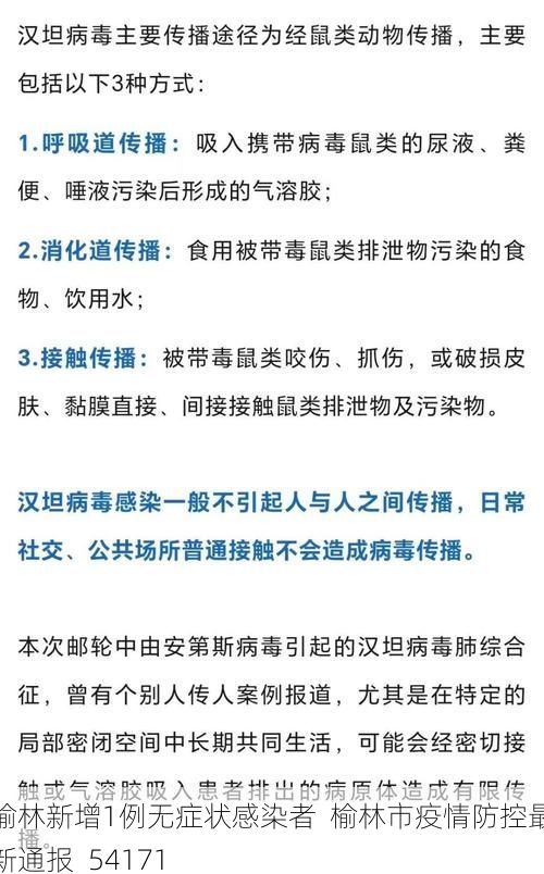 榆林新增1例无症状感染者  榆林市疫情防控最新通报_54171