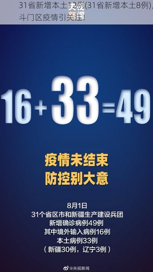 31省新增本土12例(31省新增本土8例)，斗门区疫情引关注！