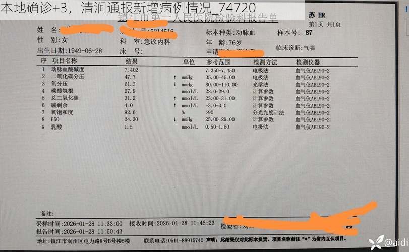 本地确诊+3，清涧通报新增病例情况_74720