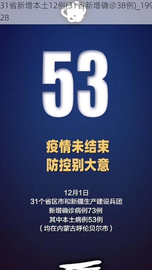 31省新增本土12例(31省新增确诊38例)_19928