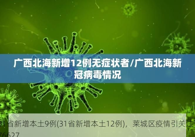 31省新增本土9例(31省新增本土12例)，莱城区疫情引关注_76627