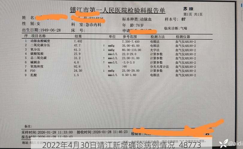 2022年4月30日靖江新增确诊病例情况_48773