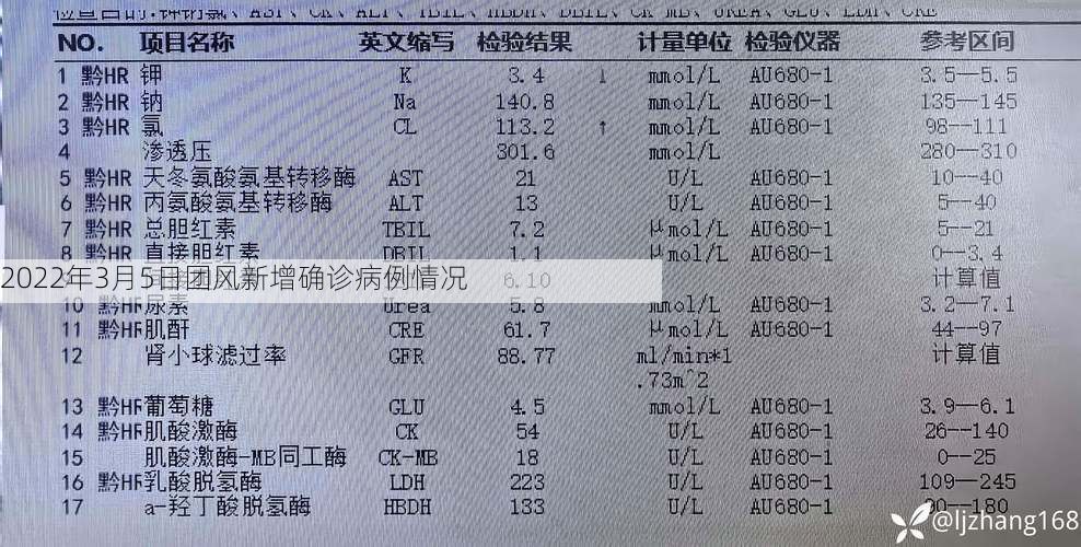 2022年3月5日团风新增确诊病例情况
