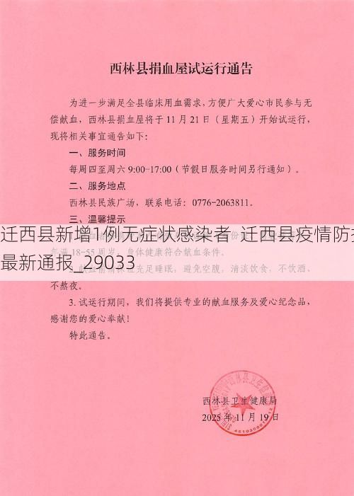 迁西县新增1例无症状感染者  迁西县疫情防控最新通报_29033