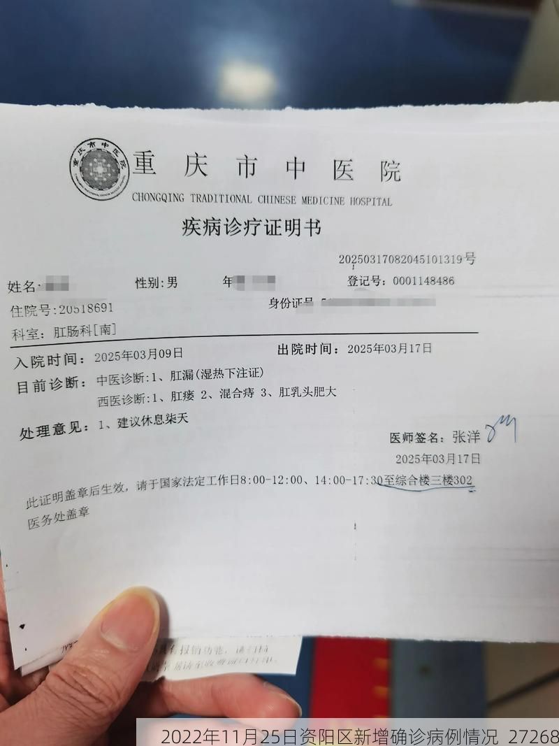 2022年11月25日资阳区新增确诊病例情况_27268