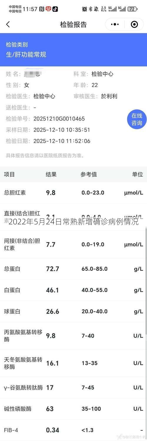 2022年5月24日常熟新增确诊病例情况
