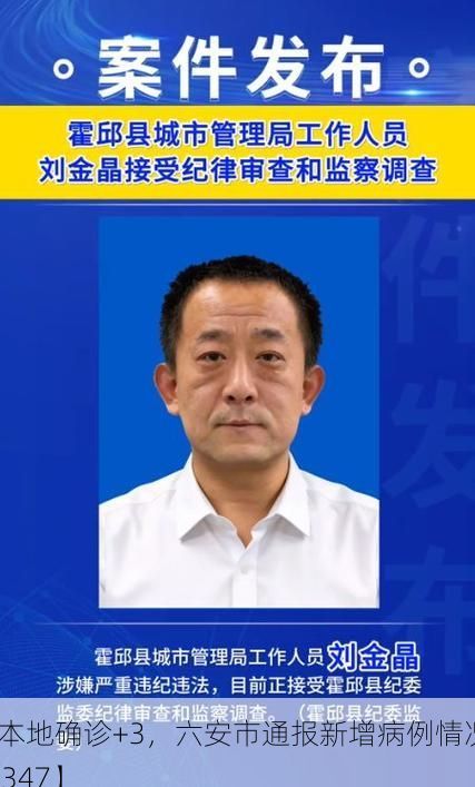 【本地确诊+3,六安市通报新增病例情况_76347】
