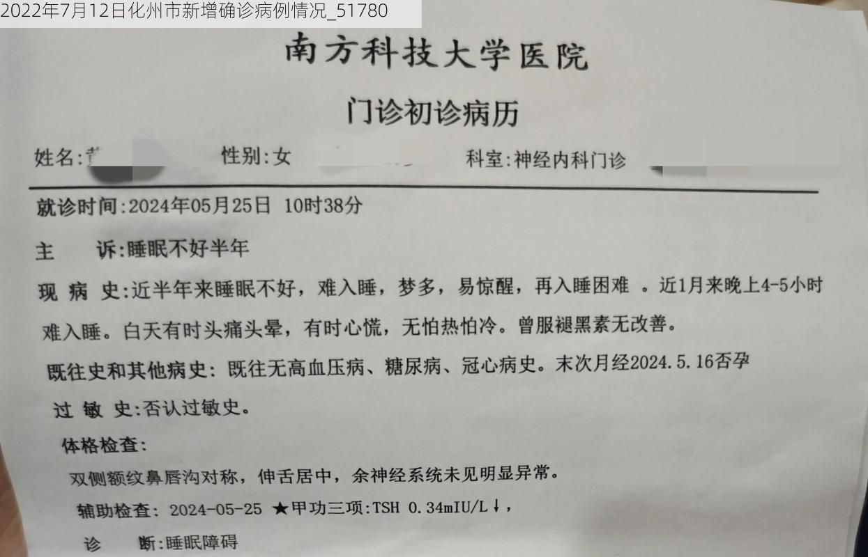 2022年7月12日化州市新增确诊病例情况_51780