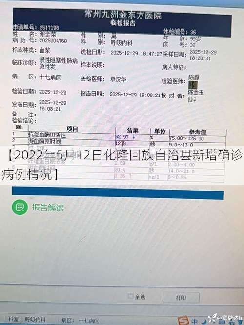 【2022年5月12日化隆回族自治县新增确诊病例情况】