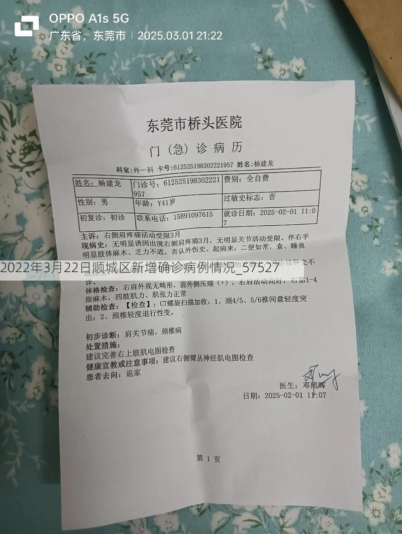 2022年3月22日顺城区新增确诊病例情况_57527