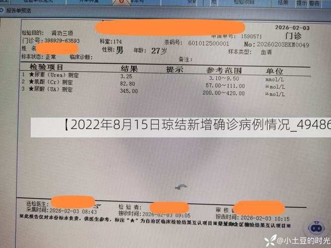 【2022年8月15日琼结新增确诊病例情况_49486】