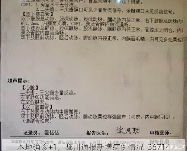 本地确诊+1，黎川通报新增病例情况_36714