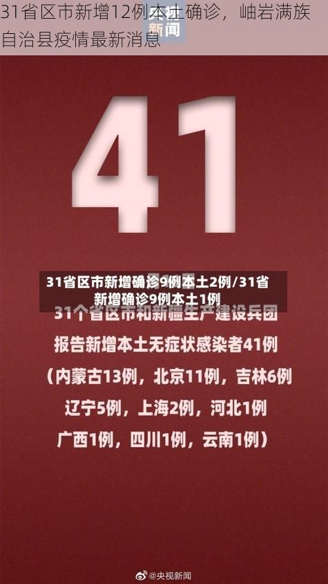 31省区市新增12例本土确诊,岫岩满族自治县疫情最新消息